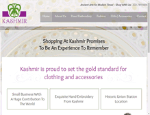 Tablet Screenshot of kashmirboutiques.com